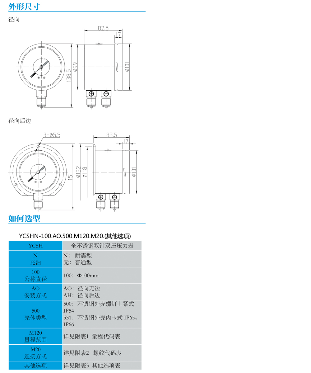 全不锈钢（耐震）双针双管差压表YCSH（N）-02.jpg